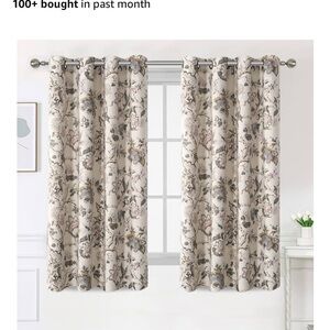 Blackout curtains 63 in 2 panels